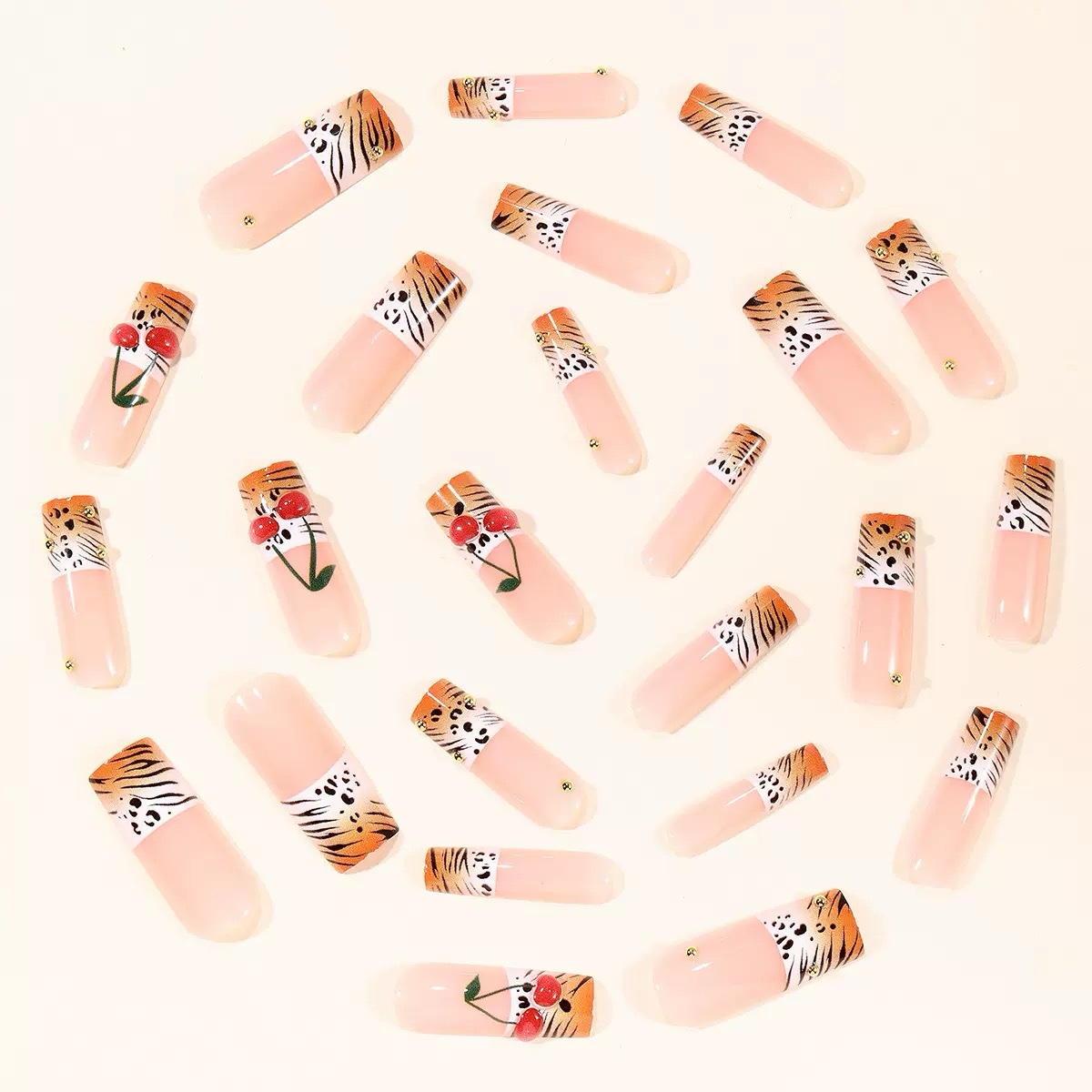 Wear A autumn and winter gradient leopard print - Image 3