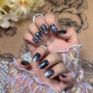 Wearing armor dark mosquito butterfly shadow