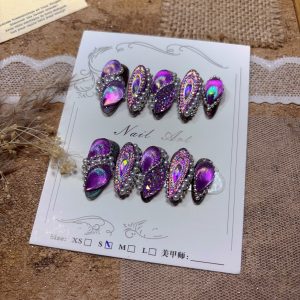 Handmade Nail Wearing Heavy Industry Wearing Nails Manicure Patch Nail Patch Fake Nails 8 #