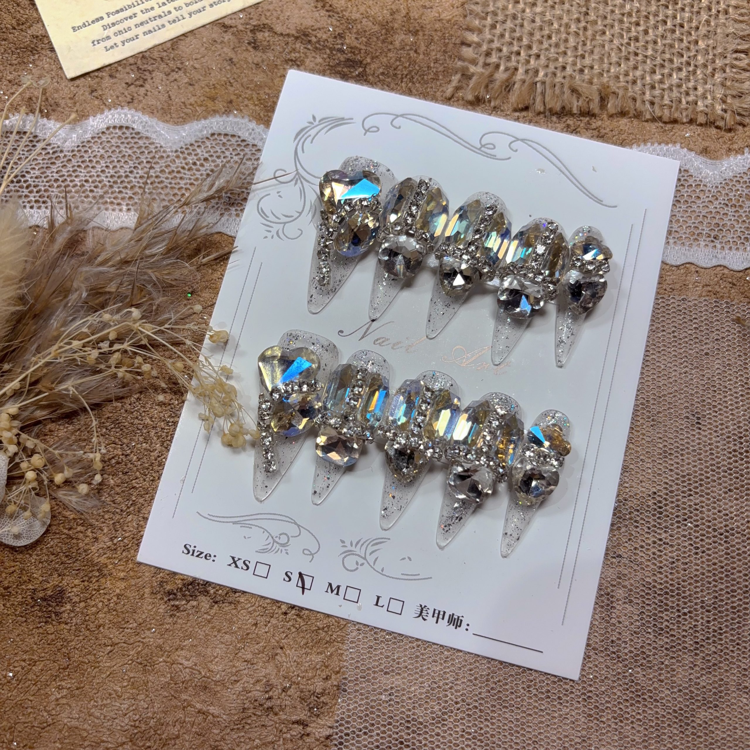 Handmade Nail Wearing Heavy Industry Wearing Nails Manicure Patch Nail Patch Fake Nails 7 #