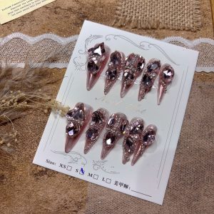 Handmade Nail Wearing Heavy Industry Wearing Nails Manicure Patch Nail Patch Fake Nails 4 #