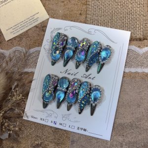 Handmade Nail Wearing Heavy Industry Wearing Nails Manicure Patch Nail Patch Fake Nails 17 #