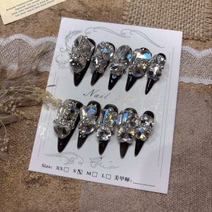 Handmade Nail Wearing Heavy Industry Wearing Nails Manicure Patch Nail Patch Fake Nails 14 #