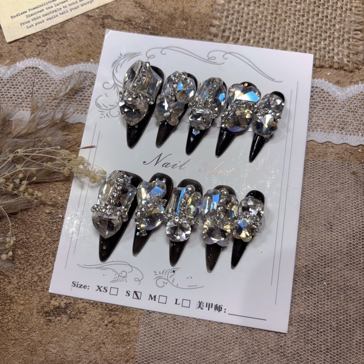 Handmade Nail Wearing Heavy Industry Wearing Nails Manicure Patch Nail Patch Fake Nails 14 #