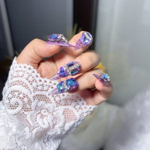 Handmade Nail Wearing Heavy Industry Wearing Nails Manicure Patch Nail Patch Fake Nails 13#