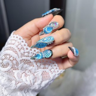 Handmade Nail Wearing Heavy Industry Wearing Nails Manicure Patch Nail Patch Fake Nails 17 #