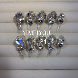 Handmade Nail Wearing Heavy Industry Wearing Nails Manicure Patch Nail Patch Fake Nails 7 #