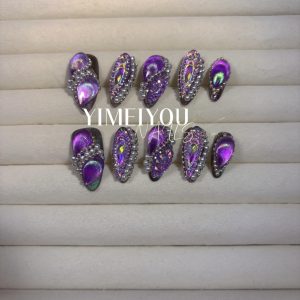 Handmade Nail Wearing Heavy Industry Wearing Nails Manicure Patch Nail Patch Fake Nails 8 #