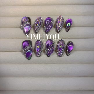 Handmade Nail Wearing Heavy Industry Wearing Nails Manicure Patch Nail Patch Fake Nails 8 #
