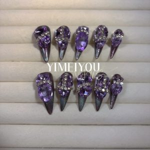 Handmade Nail Wearing Heavy Industry Wearing Nails Manicure Patch Nail Patch Fake Nails 15 #