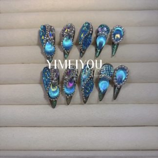Handmade Nail Wearing Heavy Industry Wearing Nails Manicure Patch Nail Patch Fake Nails 17 #