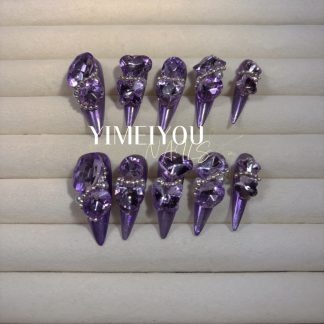 Handmade Nail Wearing Heavy Industry Wearing Nails Manicure Patch Nail Patch Fake Nails 21 #