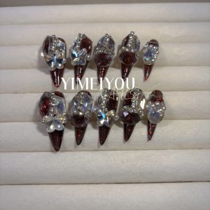 Handmade Nail Wearing Heavy Industry Wearing Nails Manicure Patch Nail Patch Fake Nails 25 #