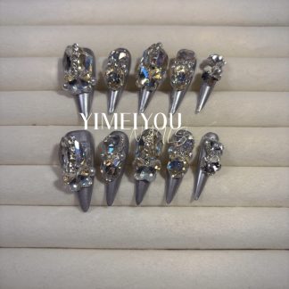 Handmade Nail Wearing Heavy Industry Wearing Nails Manicure Patch Nail Patch Fake Nails 27 #