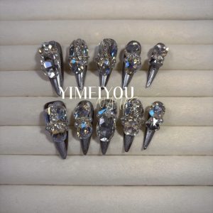 Handmade Nail Wearing Heavy Industry Wearing Nails Manicure Patch Nail Patch Fake Nails 28 #