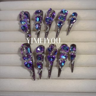 Handmade Nail Wearing Heavy Industry Wearing Nails Manicure Patch Nail Patch Fake Nails 32 #