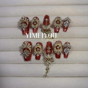 Handmade Nail Wearing Heavy Industry Wearing Nails Manicure Patch Nail Patch Fake Nails 34 #